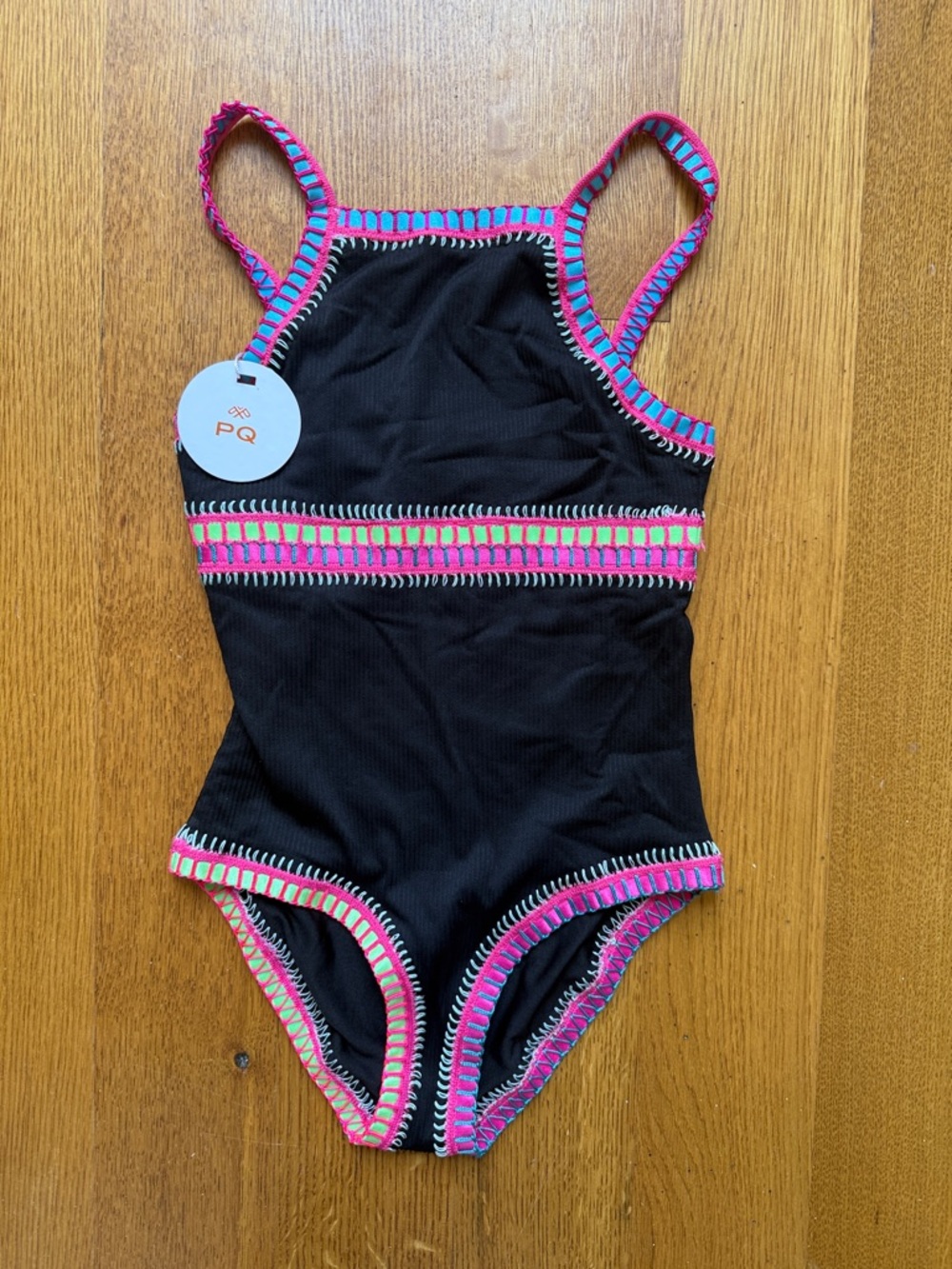 PQ kids one piece swimsuit size 12…New with Tag!!!!